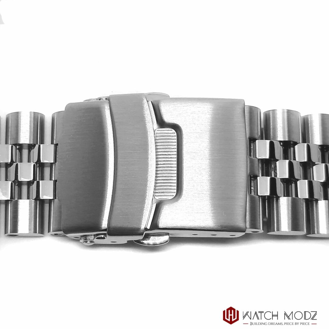 22mm Stainless Steel Jubilee Solid Links Bracelet For Seiko Diver's SKX007/009