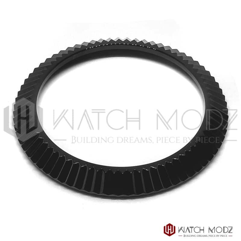 Black Fluted Bezel SKX007 Seiko Mods WatchModz