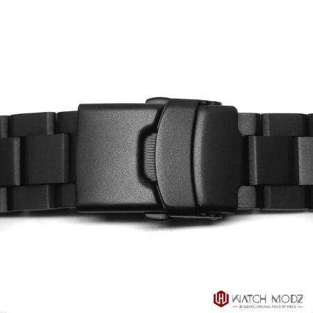 Samurai Bracelet: Matte Black Oyster Buckle