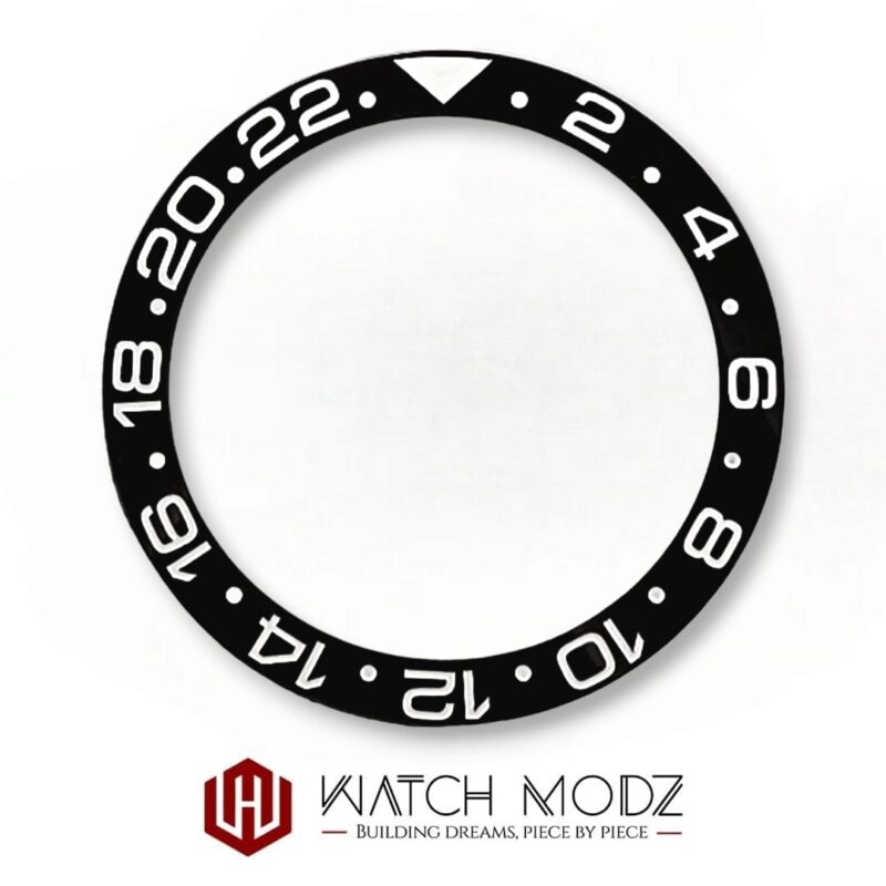 SKX007 Bezel Insert Black GMT Flat WatchModz
